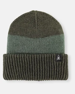 Block Stripe Beanie