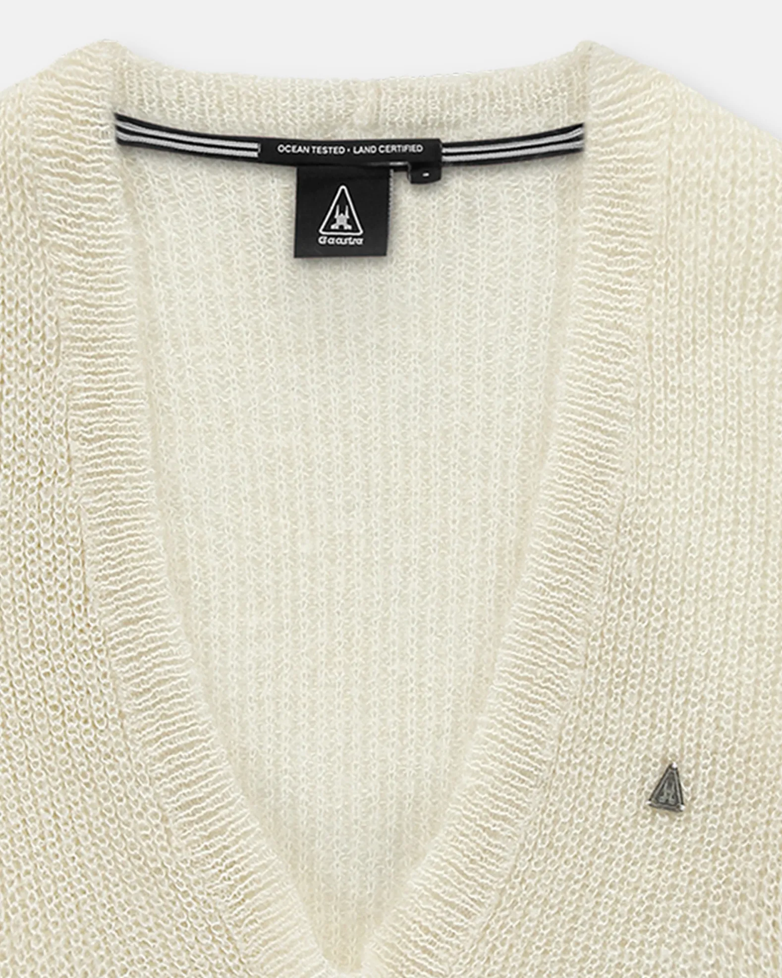 Gemeleerde Mohair Blend Trui Passion