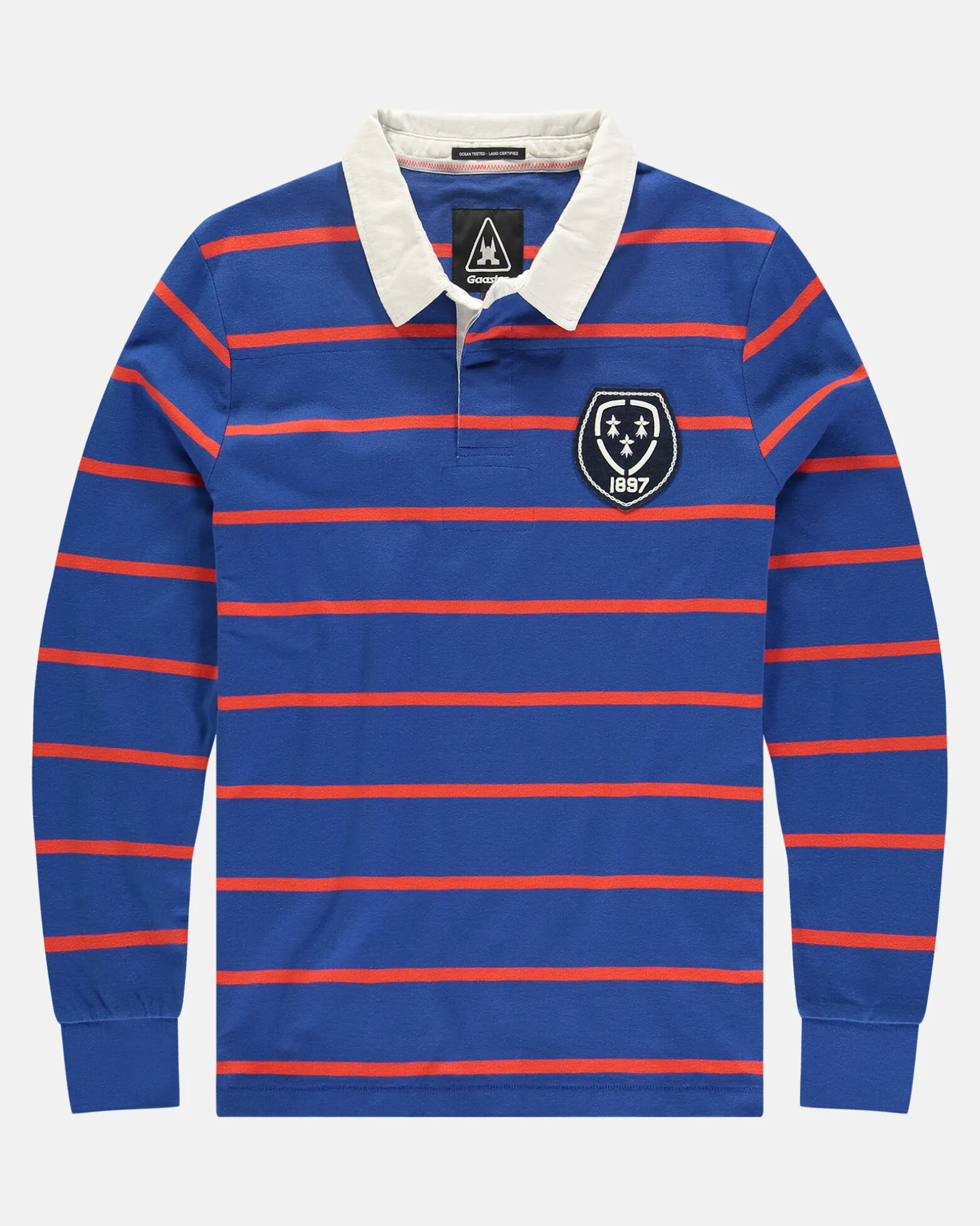 Het Klassieke Gebreide Rugbyshirt Van 100% Katoen