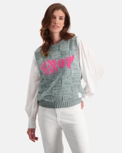 Het Veelzijdige Gebreide Normandie Vest