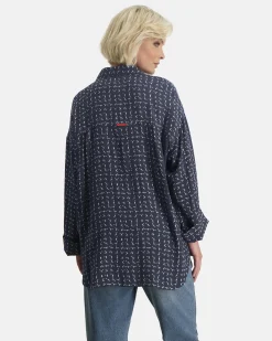 Olivia Flag Boyfriend Shirt